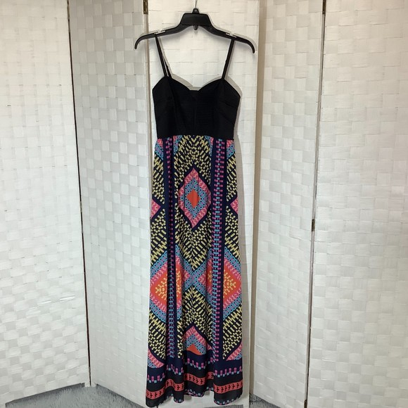 Gianni bini print maxi dress size XS - Picture 1 of 7